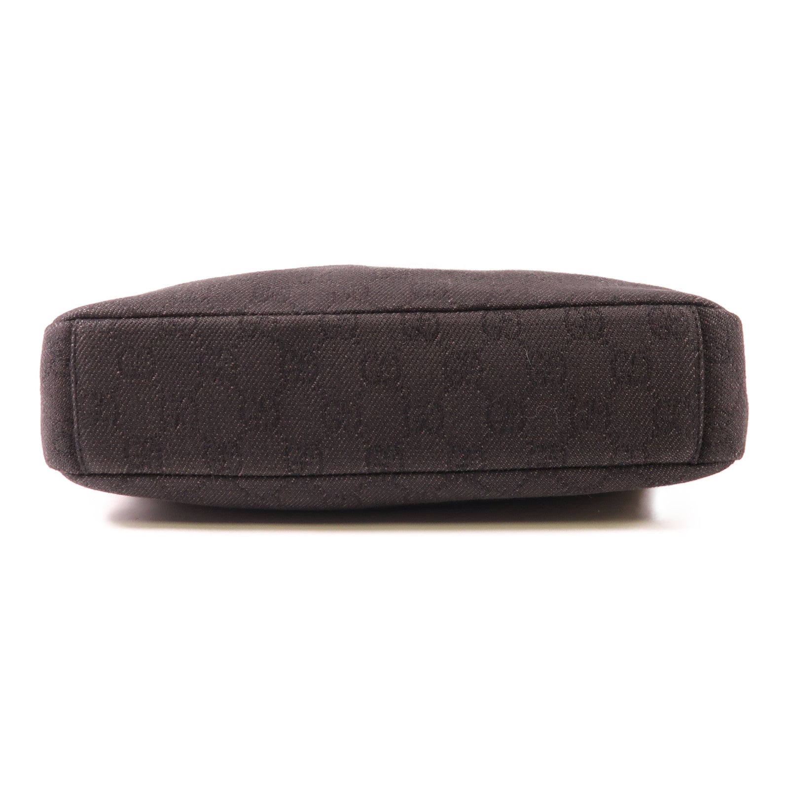 GUCCI 帆布Shoulder Bag銀扣肩背袋