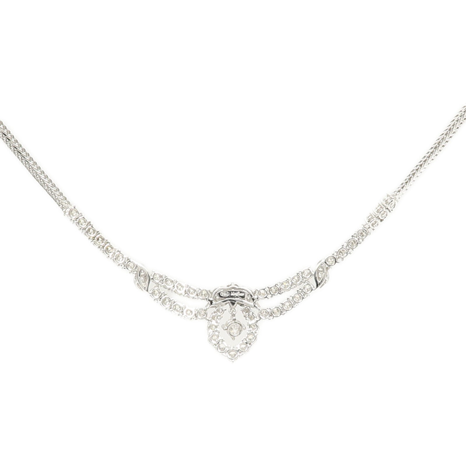 JEWELRY 18K白金Diamond Necklace鑽石項鍊