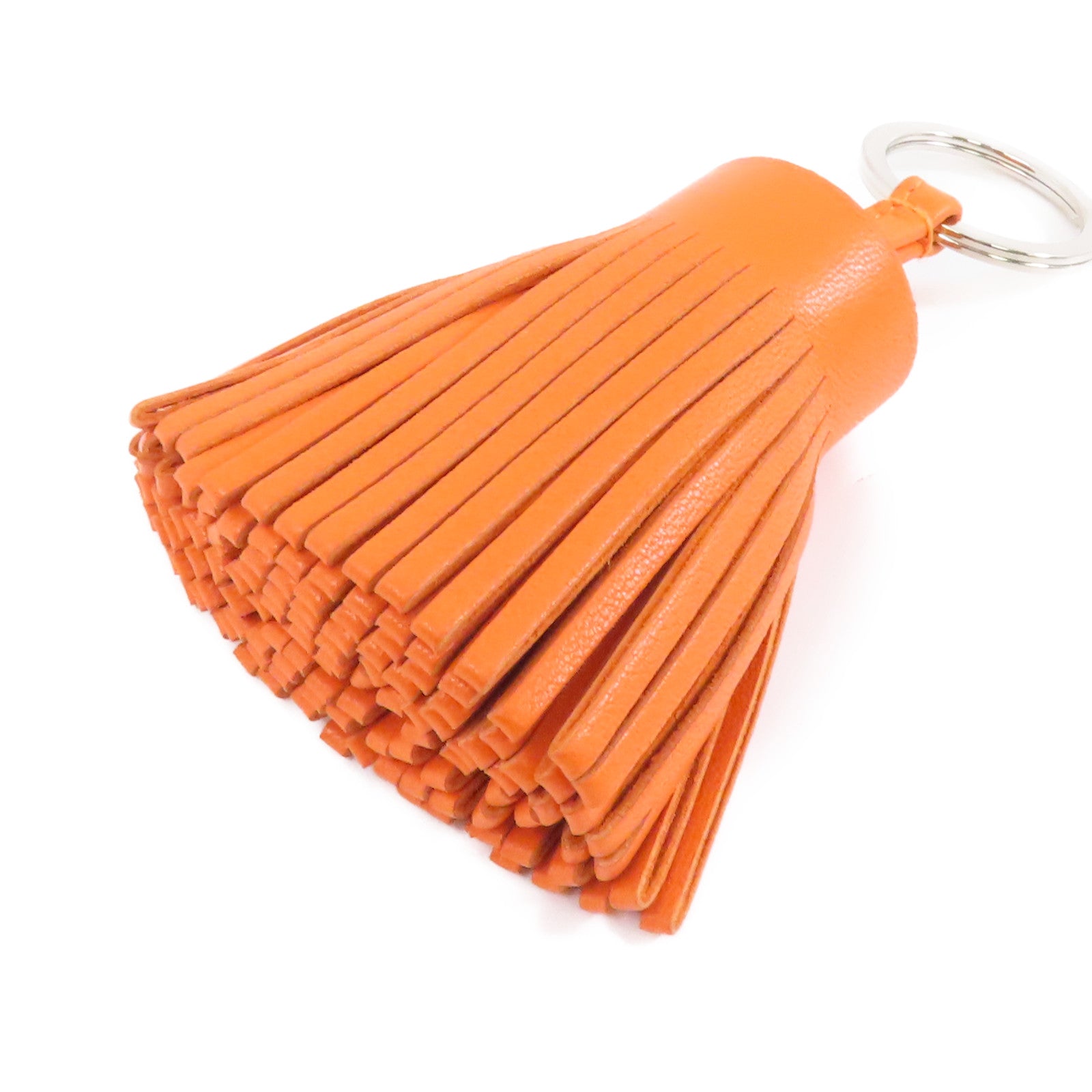 HERMES Swift皮革Carmen Charm掛飾Orange/橙色