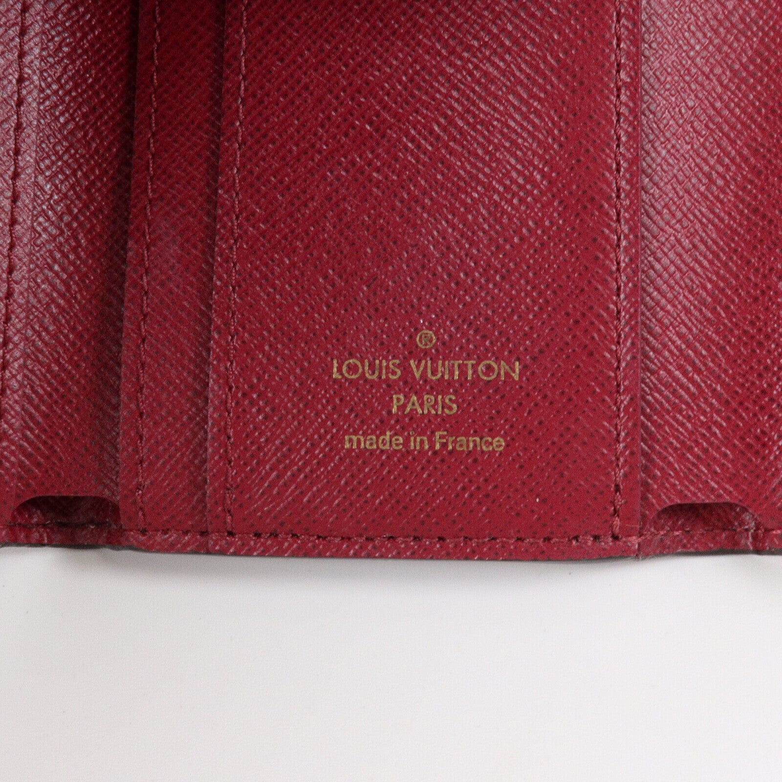 LOUIS VUITTON Monogram Fuchsia Zoe Wallet金扣錢包