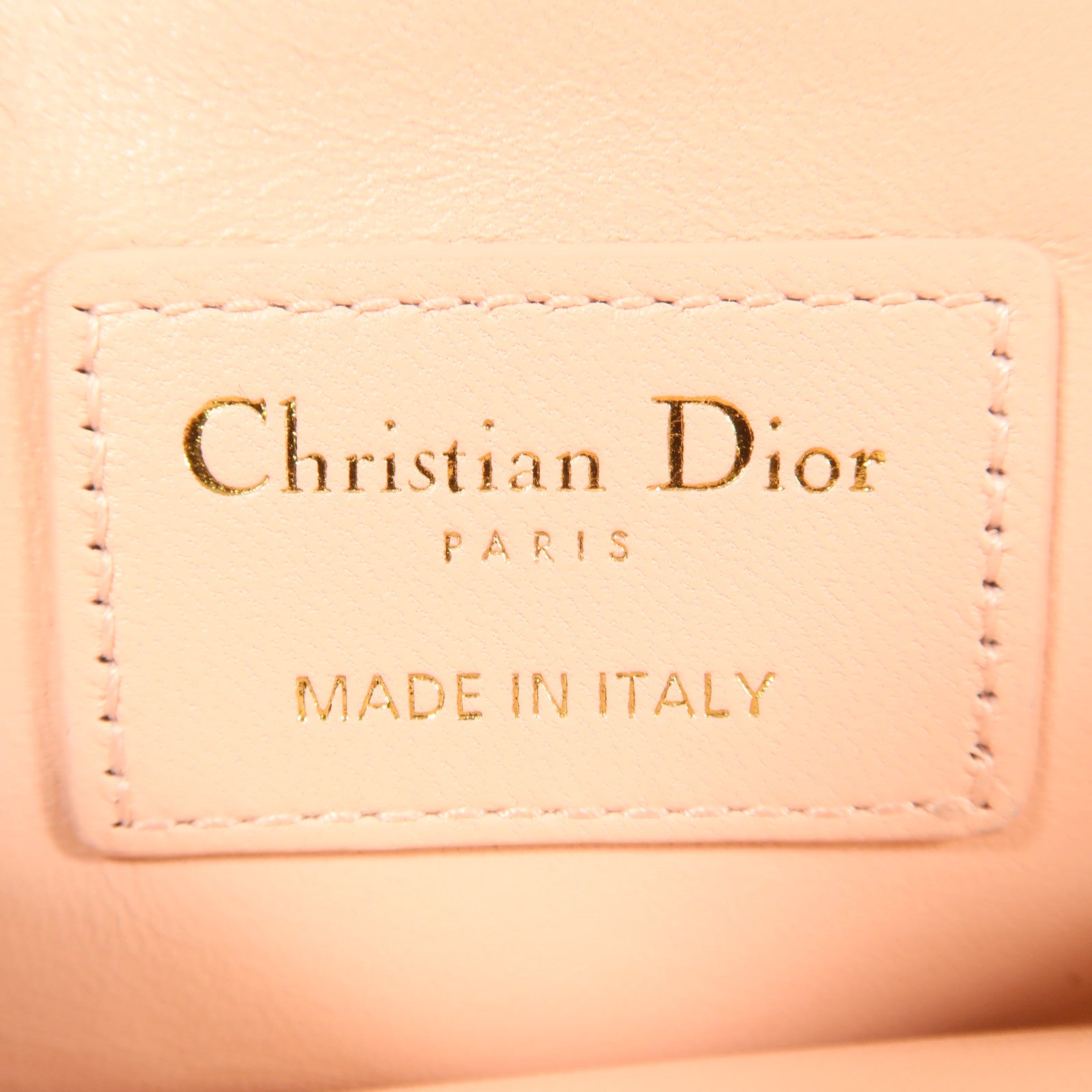 Dior 牛皮皮革Card Lavender金扣卡片套