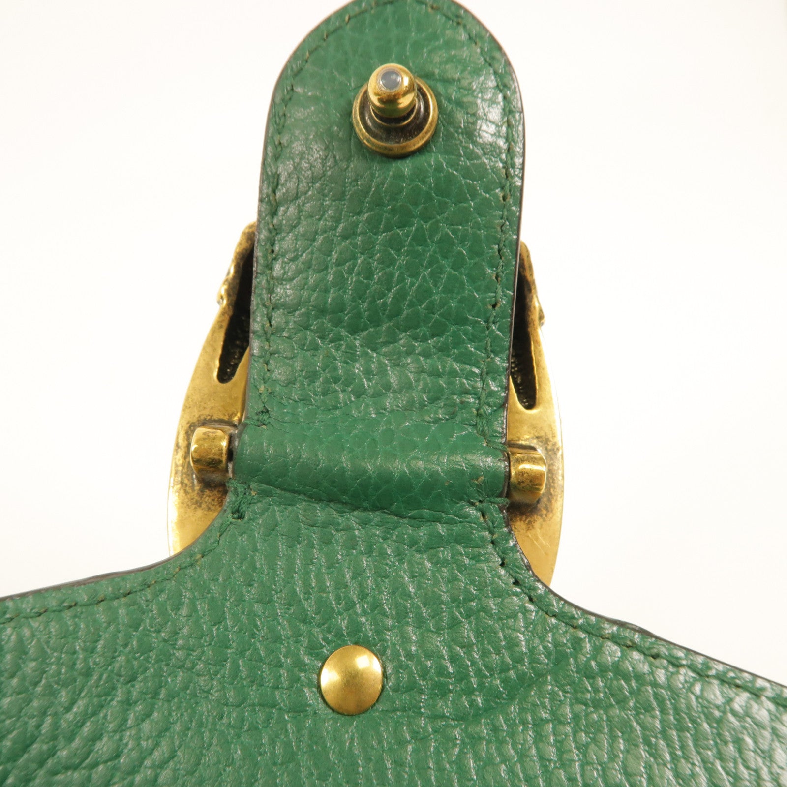 GUCCI GG SHW Dionysus Small Chain Shoulder Bag 421970 Calfskin Leather Green
