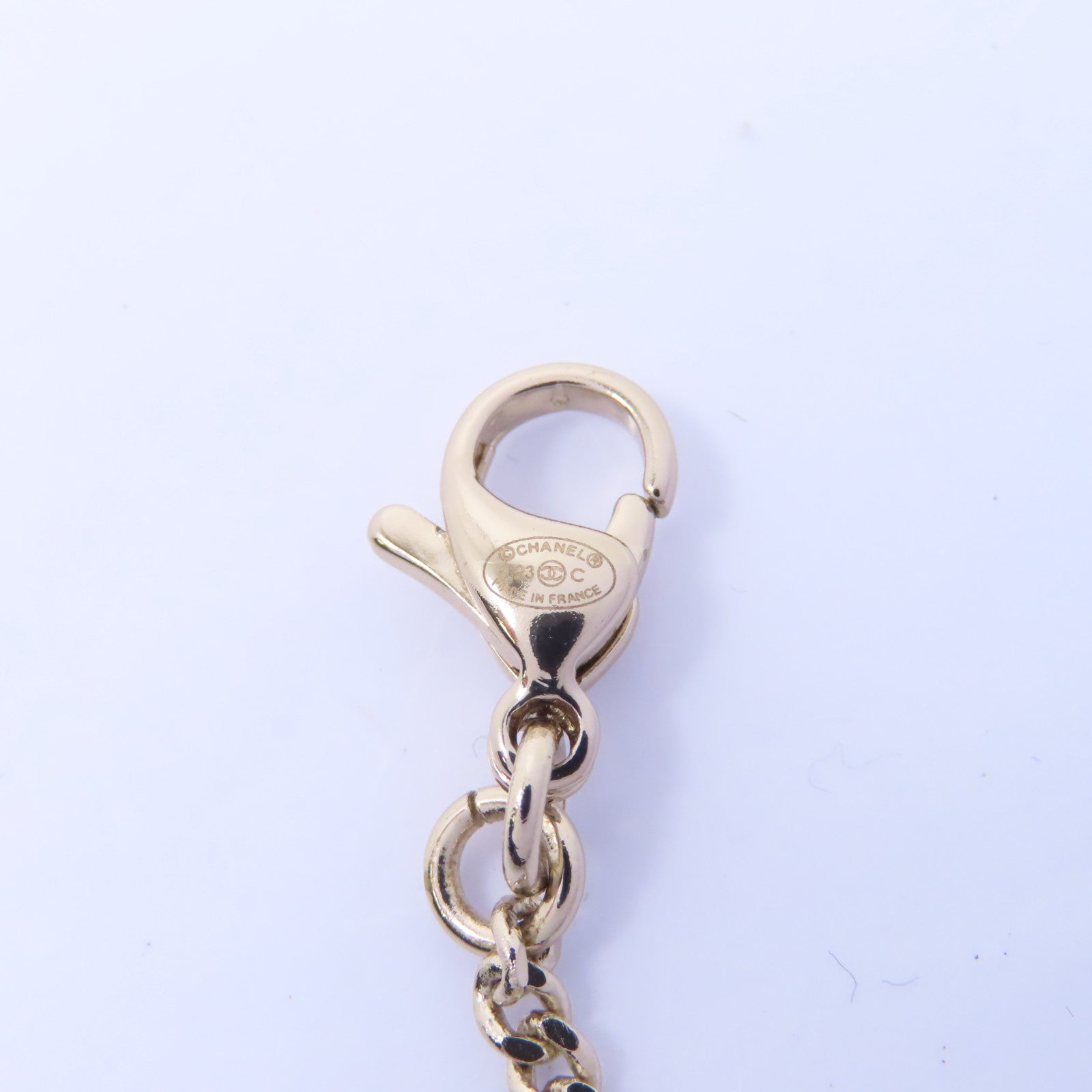 CHANEL PVC/金屬Necklace項鍊透明/金色