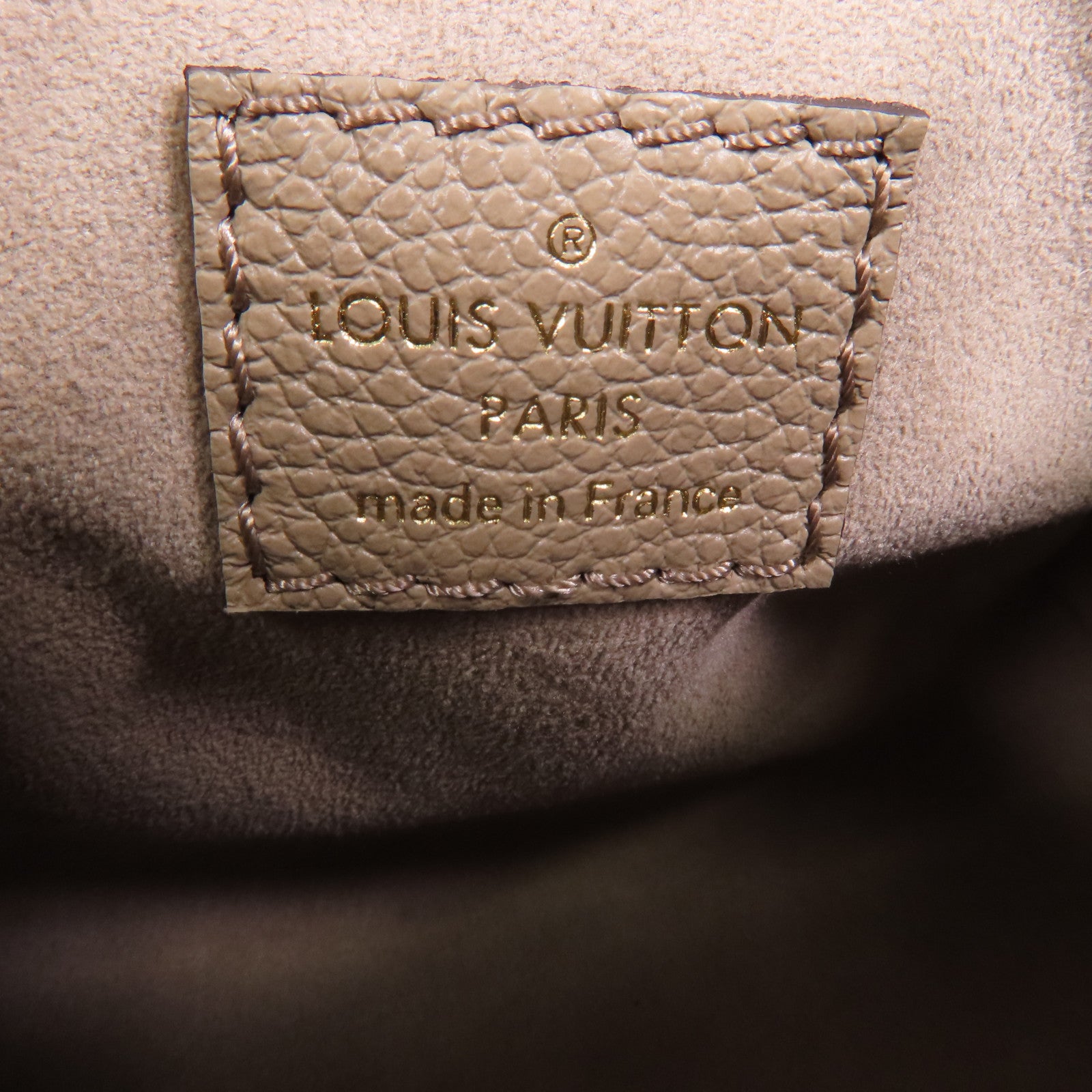 LOUIS VUITTON Monogram Empreinte Nano Speedy Bandouliere金扣手挽肩背兩用袋