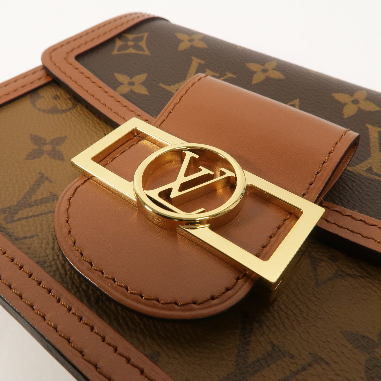 LOUIS VUITTON Monogram/Monogram Reverse Mini Dauphine肩背袋