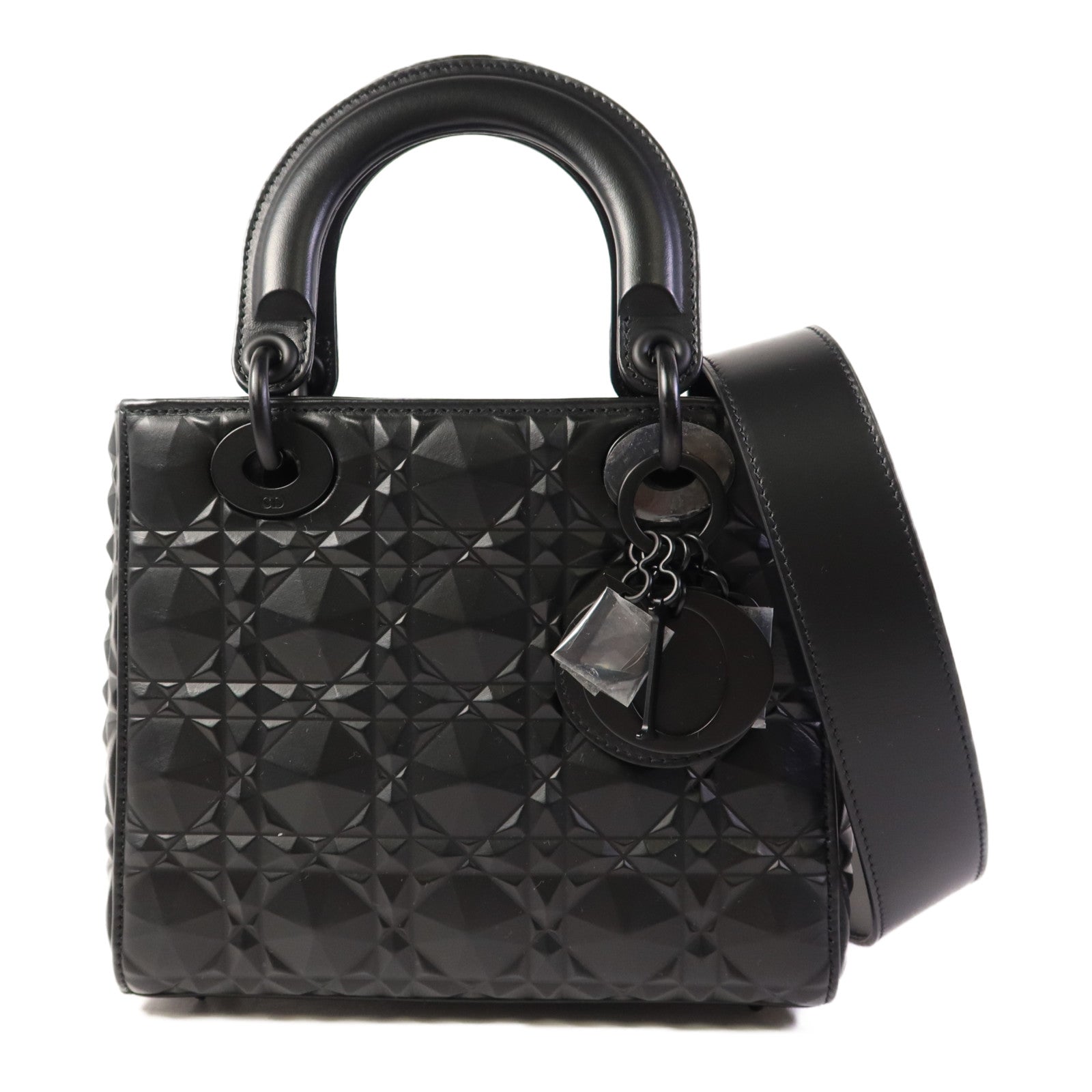 Dior 牛皮皮革Lady Dior手挽肩背兩用袋