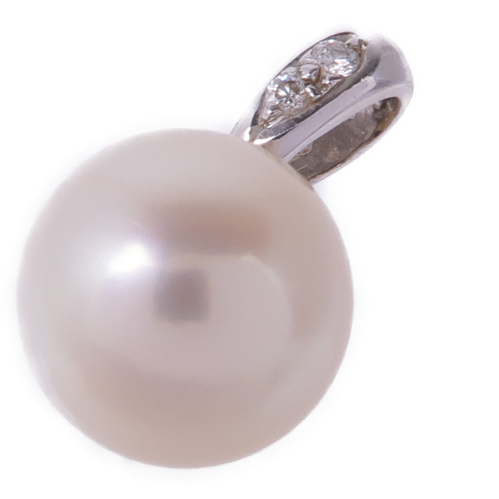 JEWELRY 18K白金Pearl Pendant Top珍珠吊墜