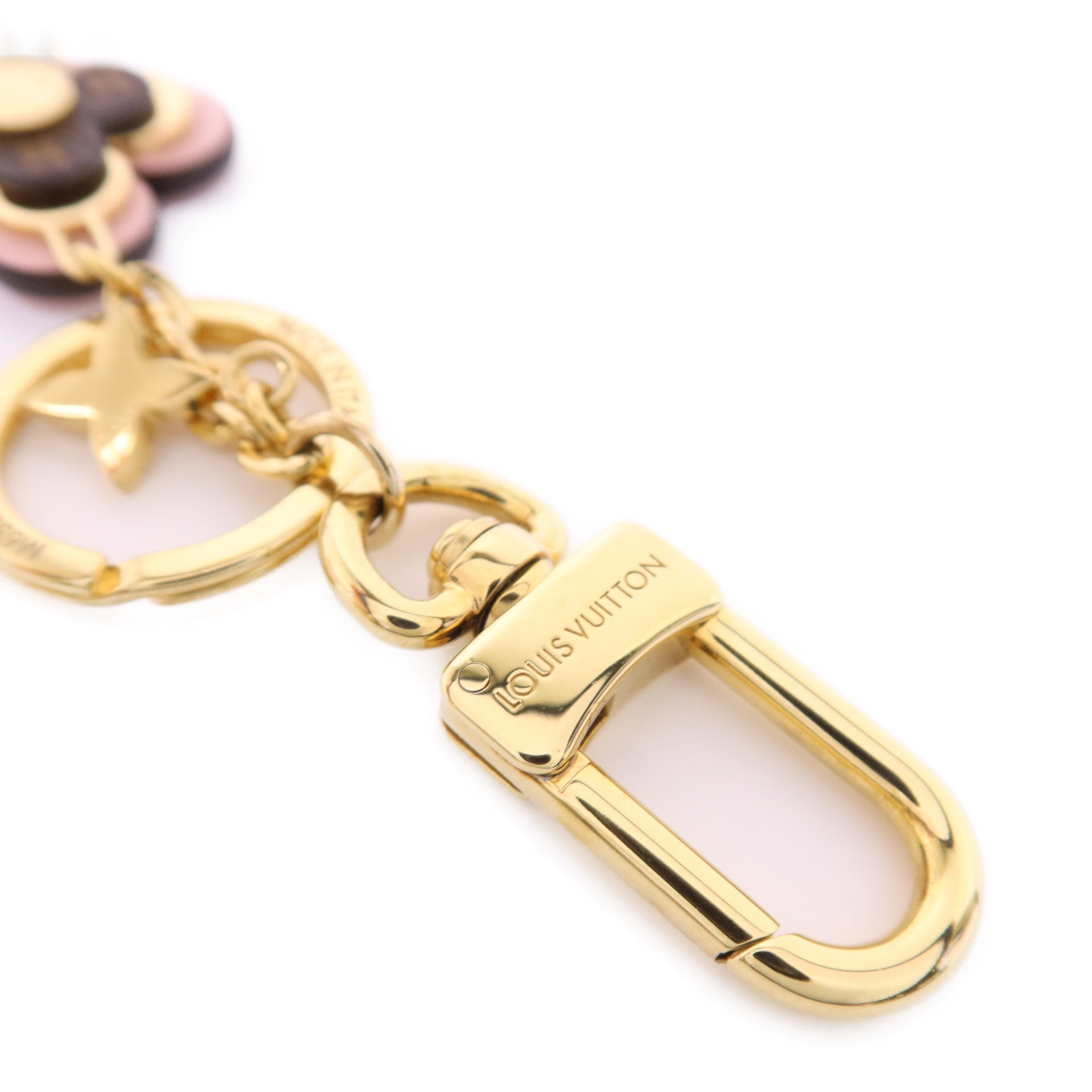 LOUIS VUITTON 金屬/Monogram/Epi Blooming Flowers BB Key Holder金扣鎖匙扣