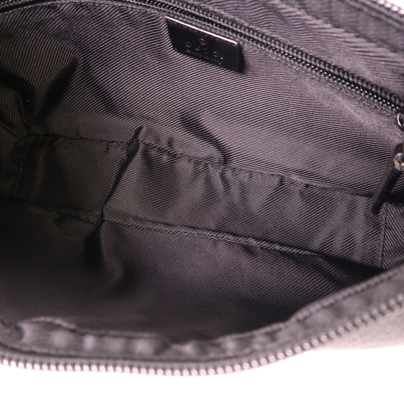GUCCI 帆布Shoulder Bag銀扣肩背袋