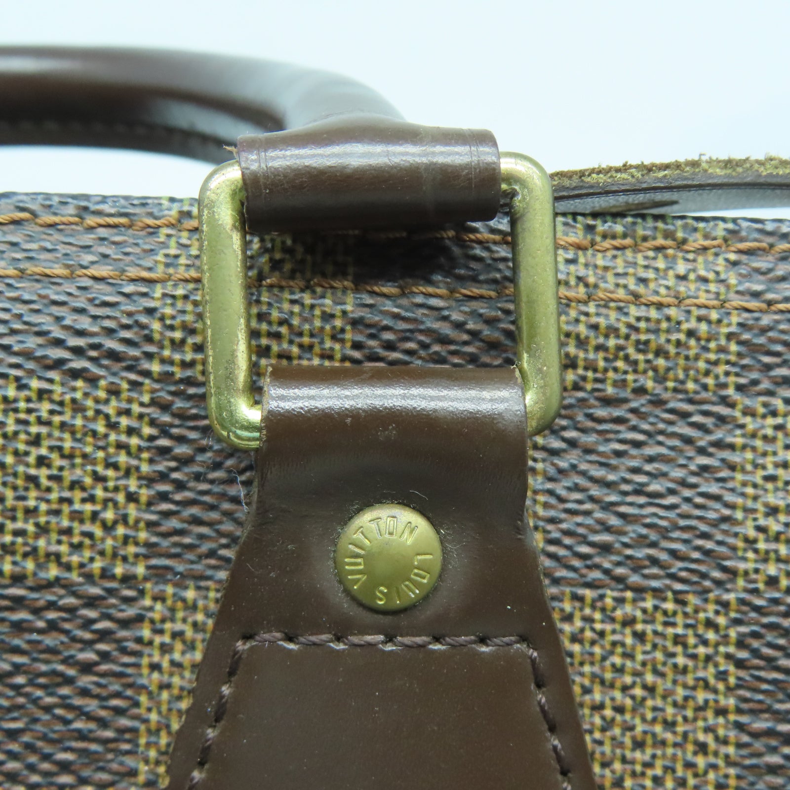 LOUIS VUITTON 【激減優惠】Damier Speedy 30金扣手挽袋啡色