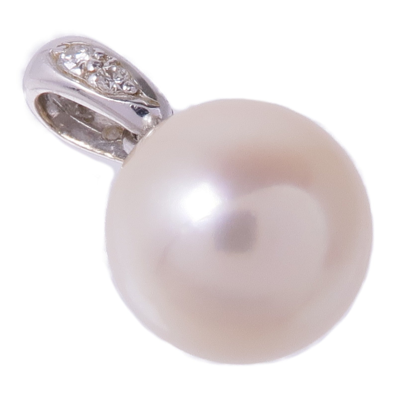 JEWELRY 18K白金Pearl Pendant Top珍珠吊墜