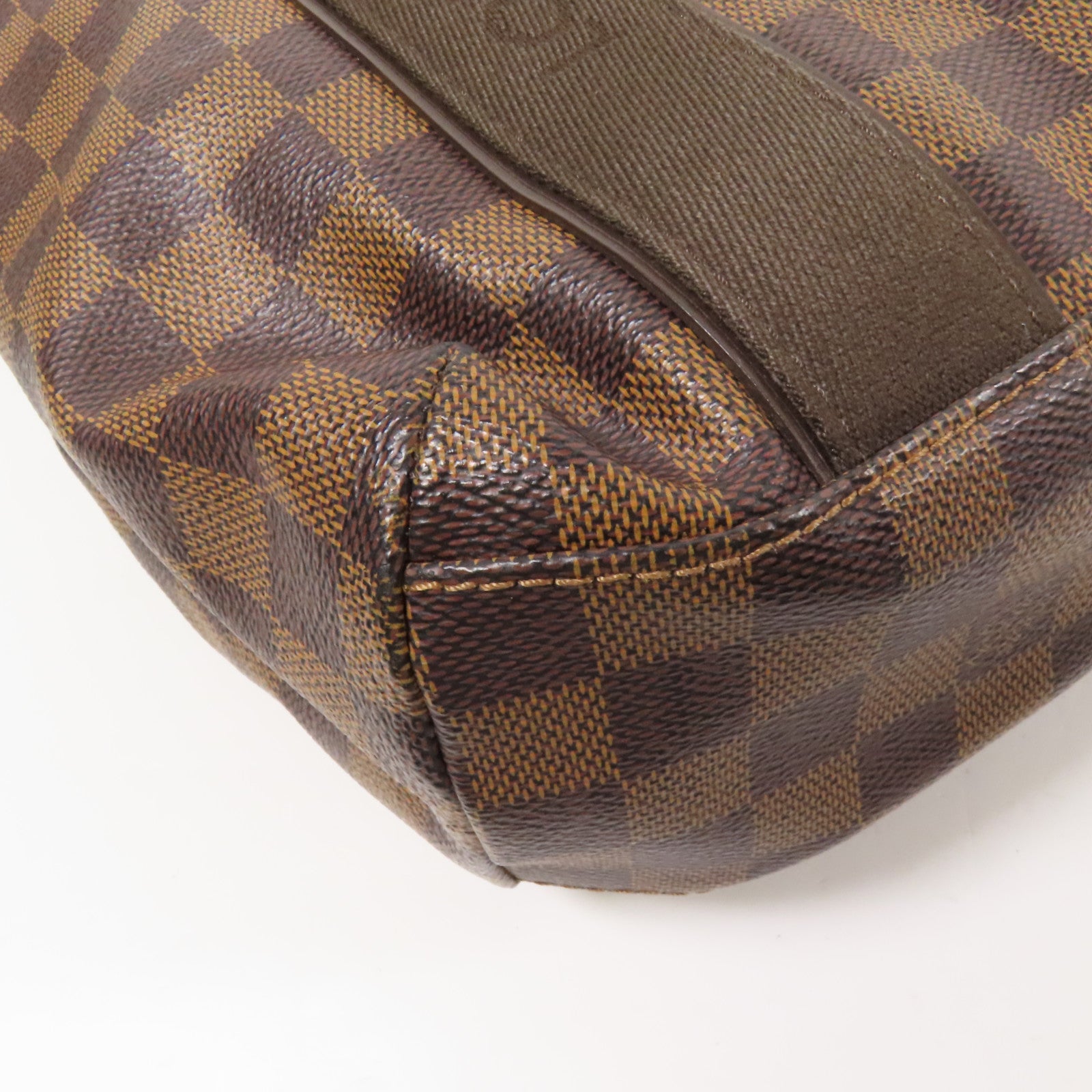 LOUIS VUITTON Damier Beaubourg金扣肩背袋棕色