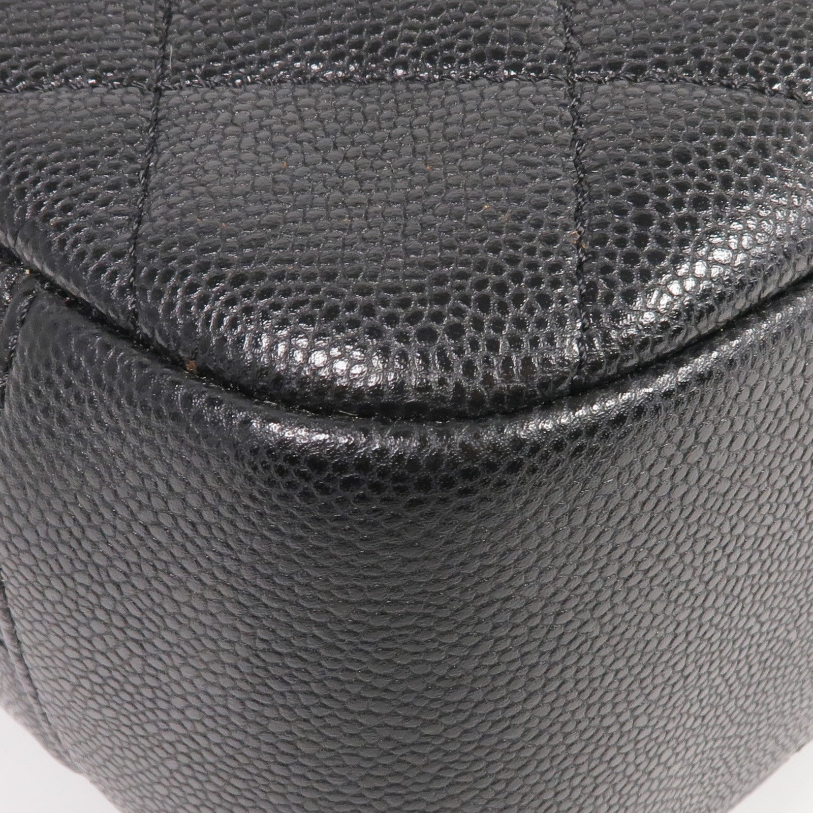 CHANEL 牛皮皮革2 Way Shoulder金扣手挽肩背兩用袋