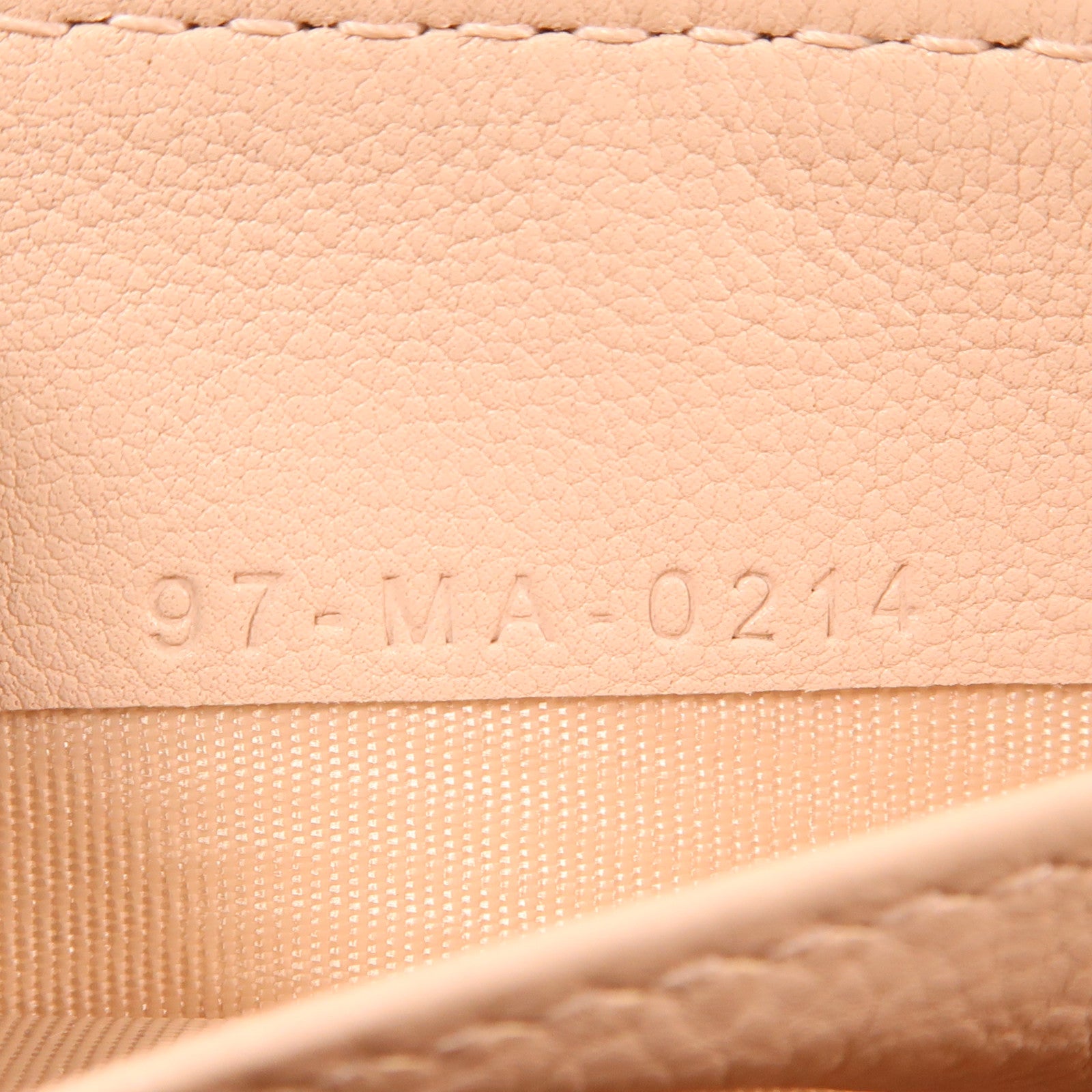 Dior 牛皮皮革Card Lavender金扣卡片套