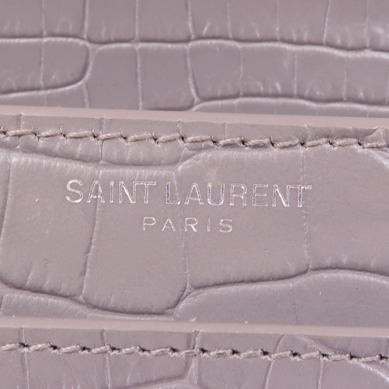 YVES SAINT LAURENT 牛皮皮革Sunset Medium銀扣鏈帶肩背袋