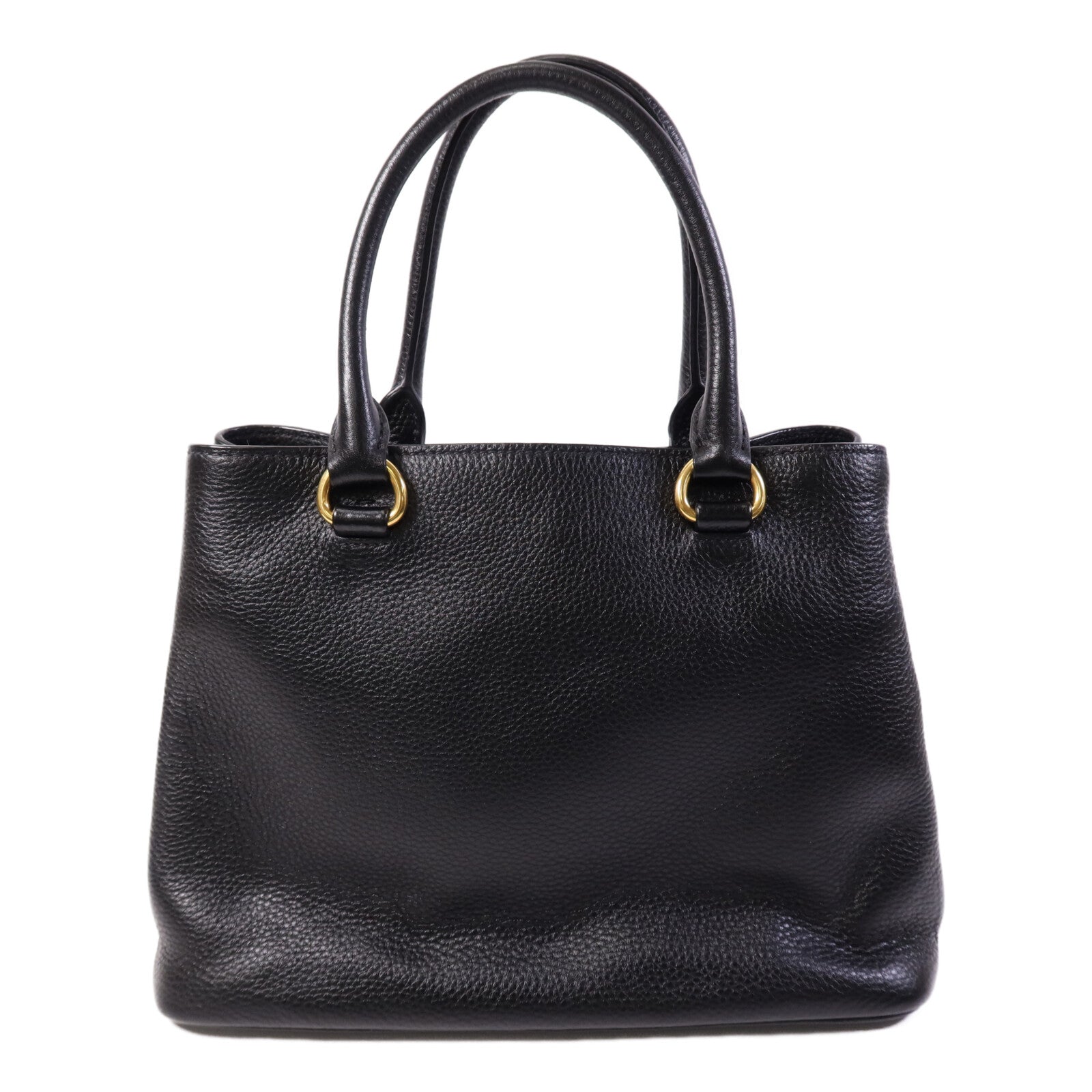 PRADA 牛皮皮革2 Way Shoulder Bag金扣手挽肩背兩用袋