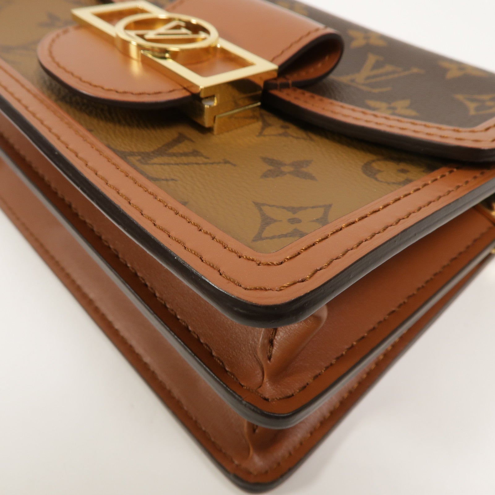 LOUIS VUITTON Monogram/Monogram Reverse Mini Dauphine肩背袋