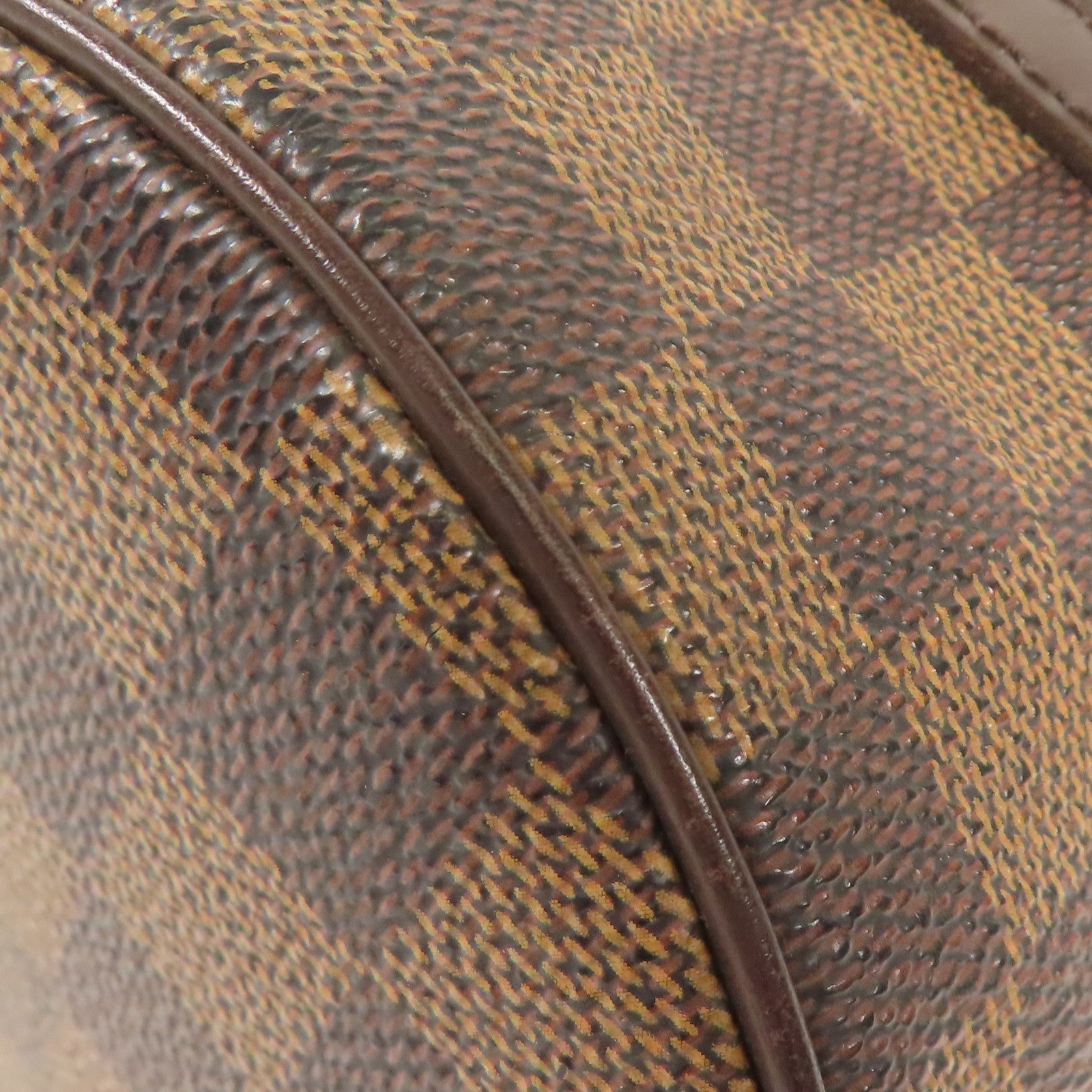 LOUIS VUITTON Damier Papillon PM金扣手挽袋