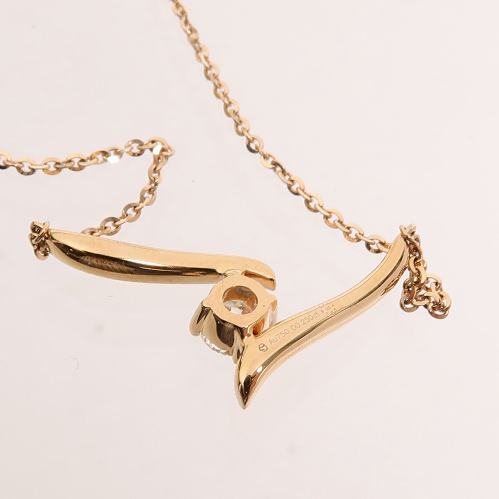 JEWELRY 18K玫瑰金Necklace鑽石項鍊