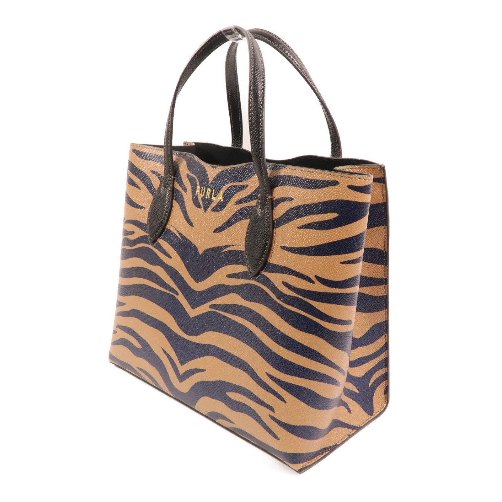 Furla 牛皮皮革Tote Bag金扣手挽袋