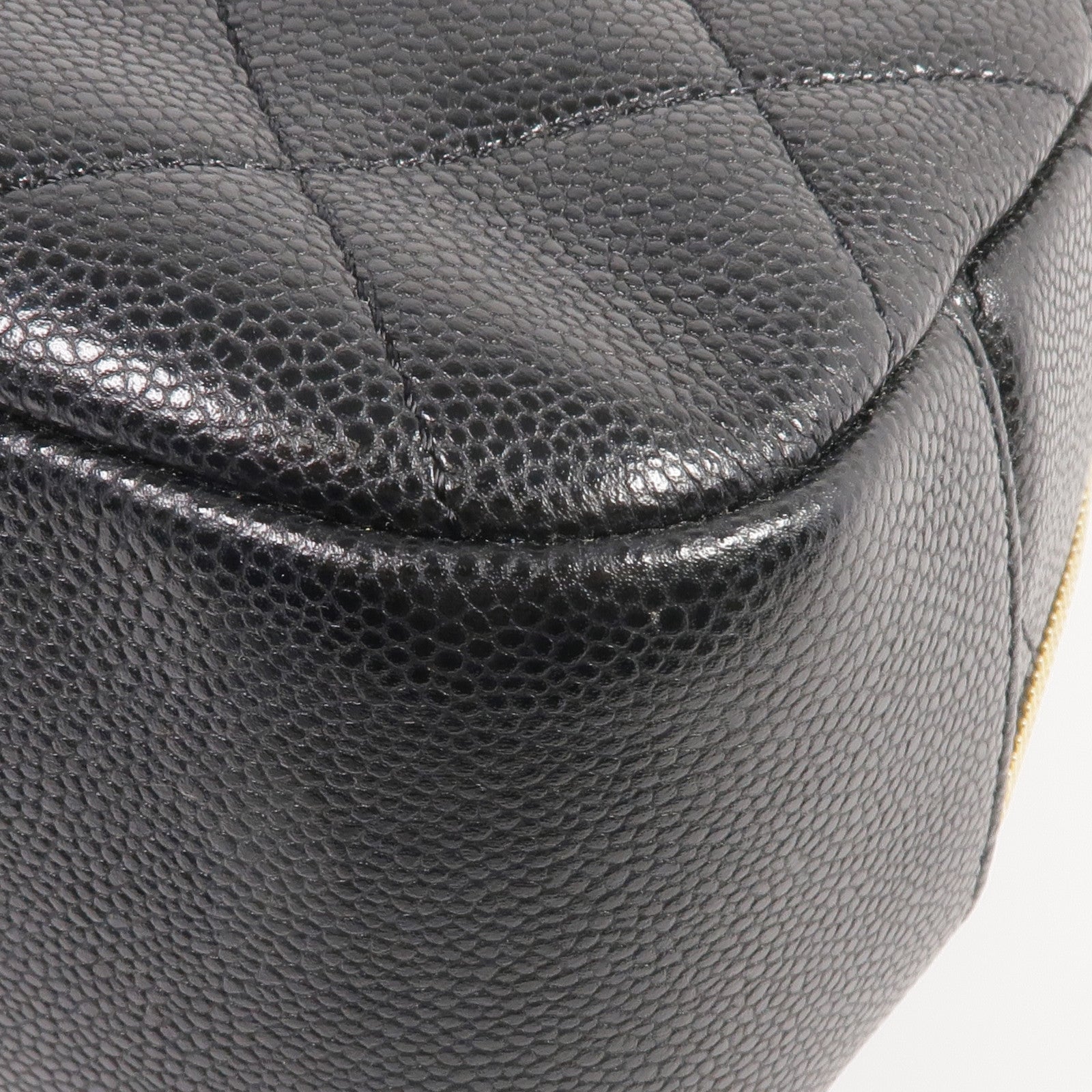 CHANEL 牛皮皮革2 Way Shoulder金扣手挽肩背兩用袋