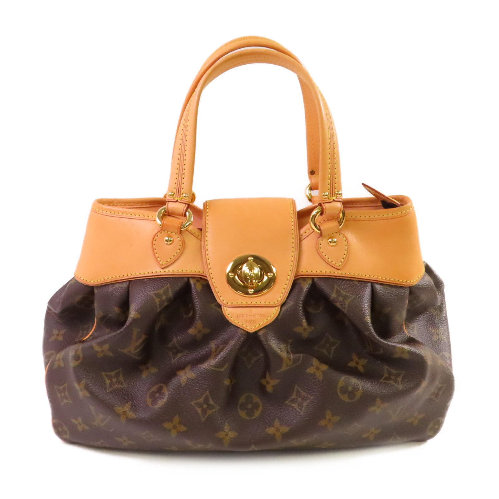 LOUIS VUITTON 【激減優惠】Monogram Boetie PM Hand Bag金扣手挽袋啡色