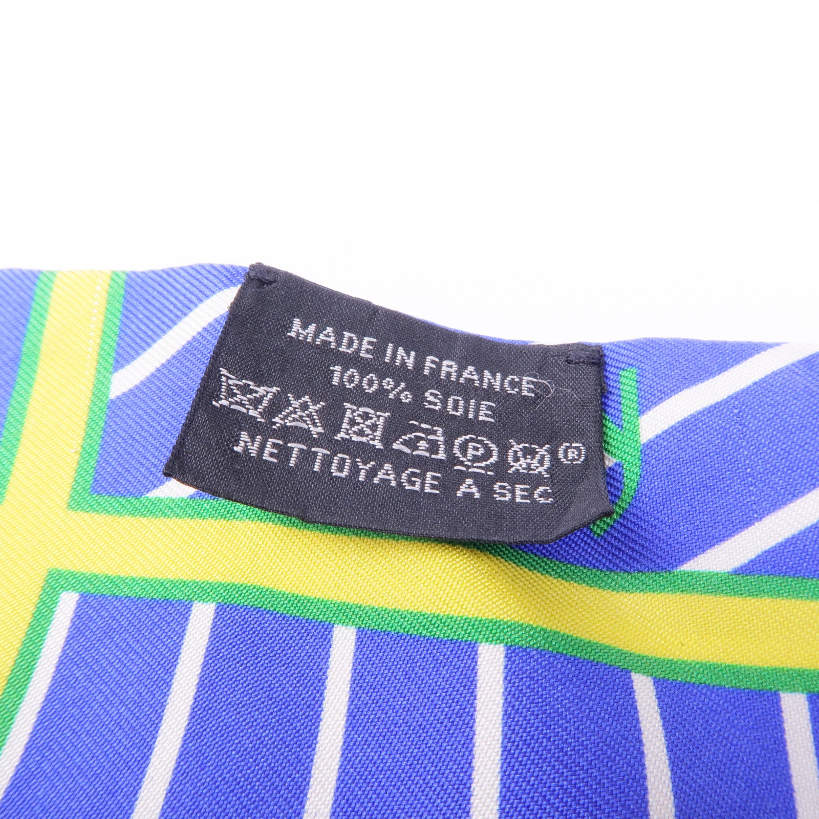 HERMES Twilly Scarf Scarves Silk Purple Multicolor