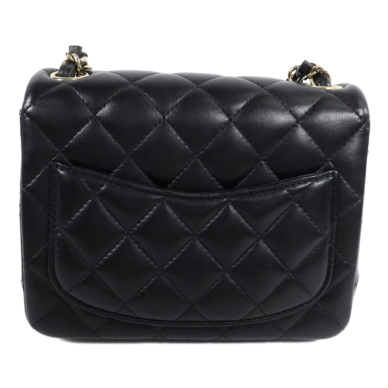 CHANEL 牛皮皮革Mini Classic 17鏈帶肩背袋