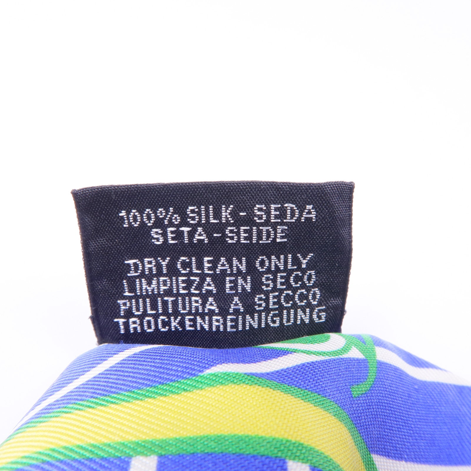 HERMES Twilly Scarf Scarves Silk Purple Multicolor