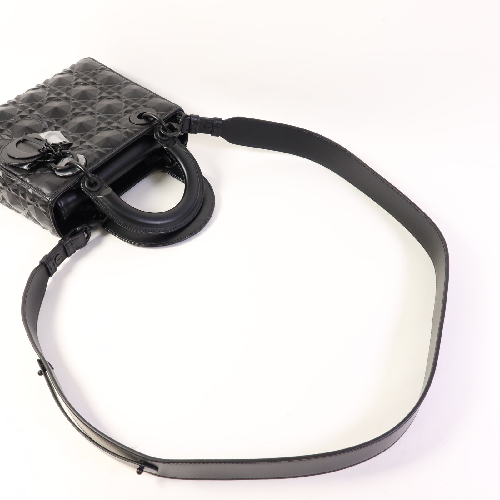 Dior 牛皮皮革Lady Dior手挽肩背兩用袋