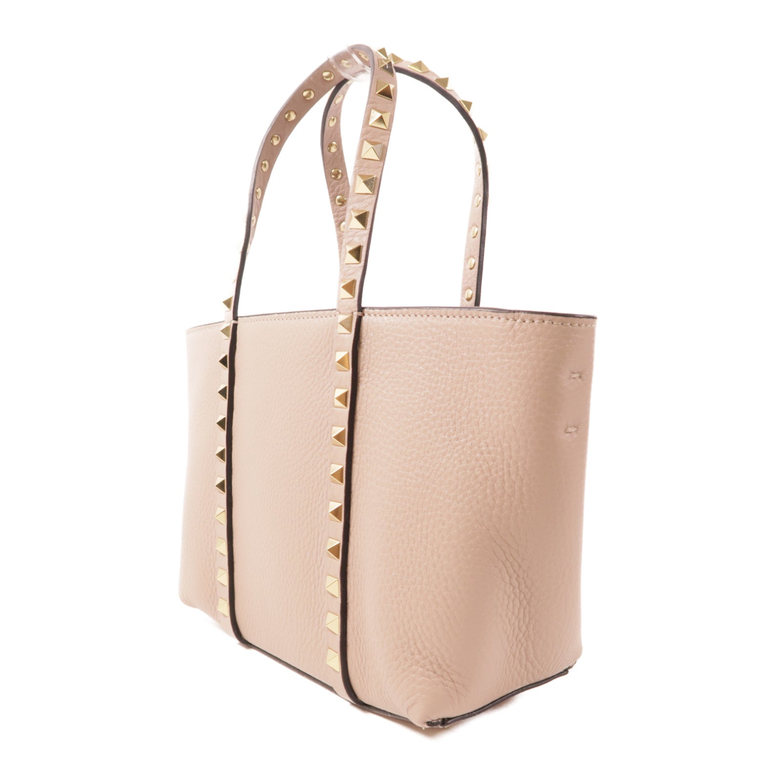 Valentino 【激減優惠】牛皮皮革Rockstud金扣手挽肩背兩用袋