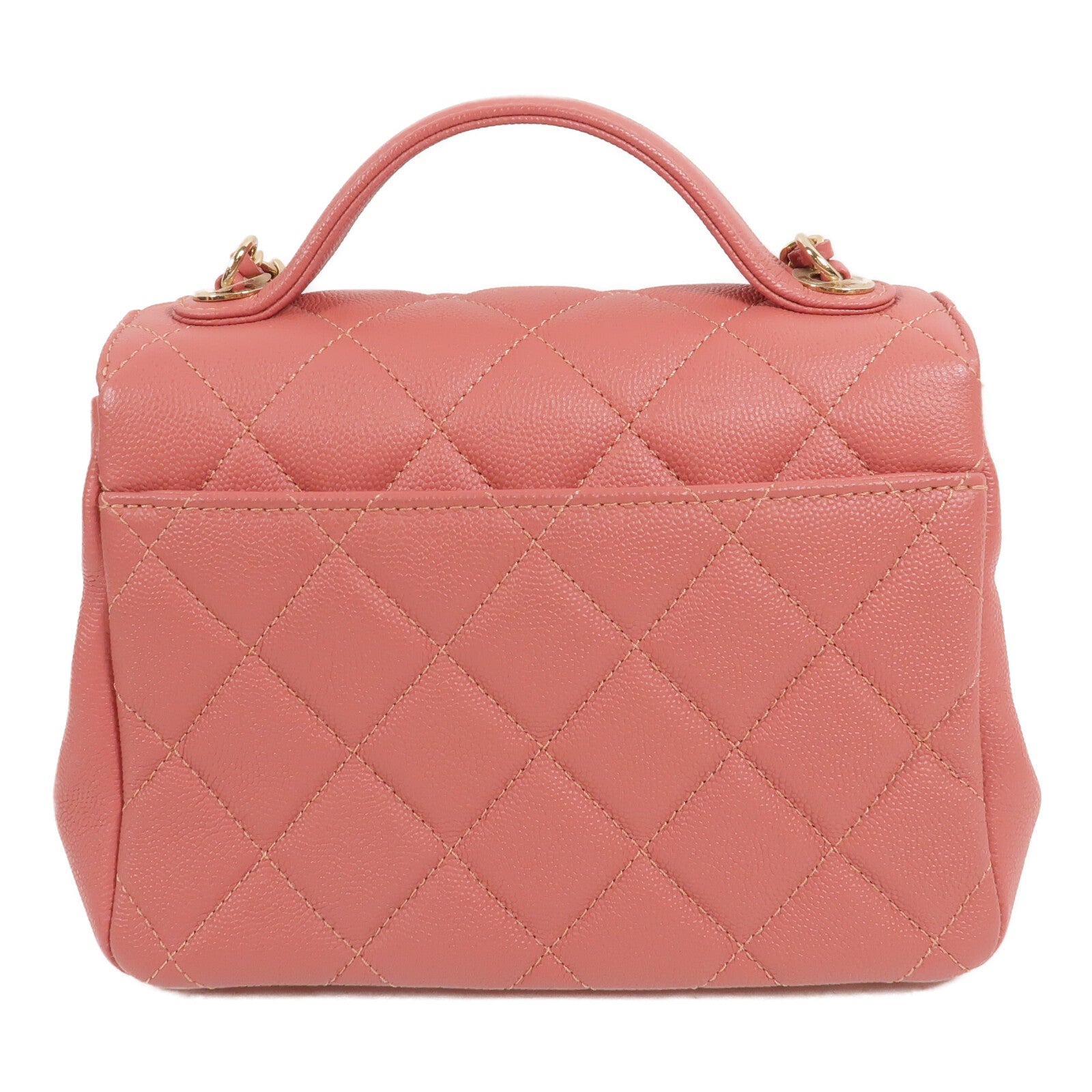 CHANEL 牛皮皮革Business Affinty手挽肩背兩用袋
