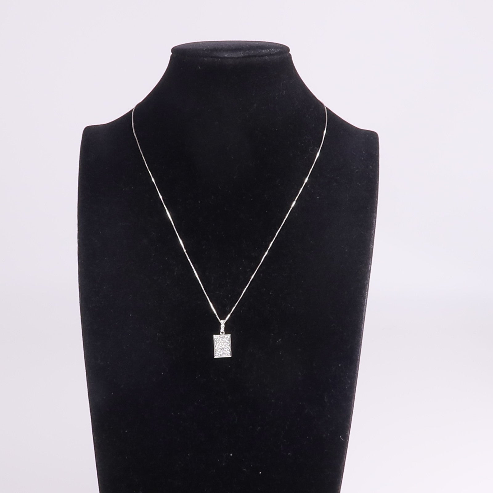 JEWELRY 18K白金Diamond Necklace鑽石項鍊