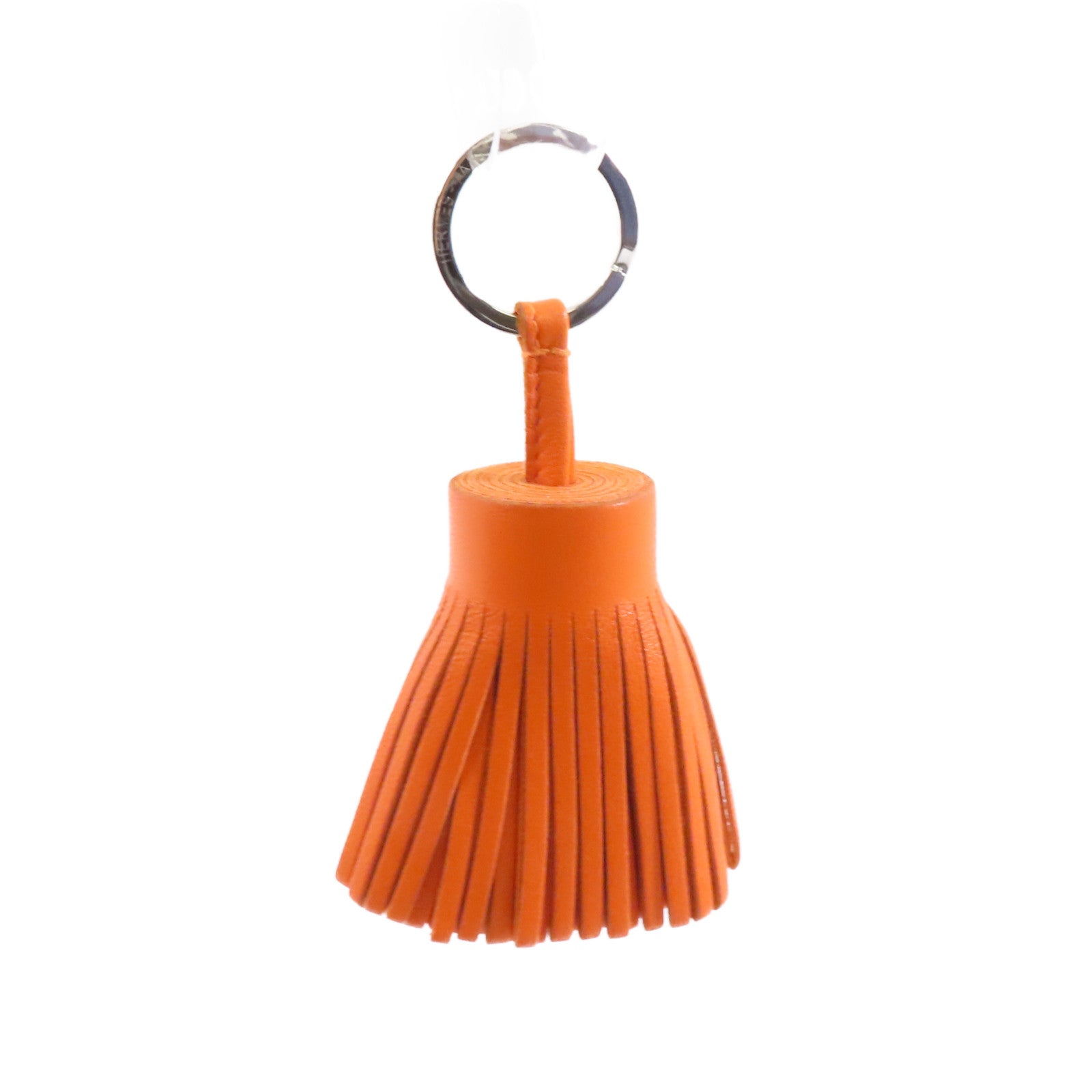 HERMES Swift皮革Carmen Charm掛飾Orange/橙色