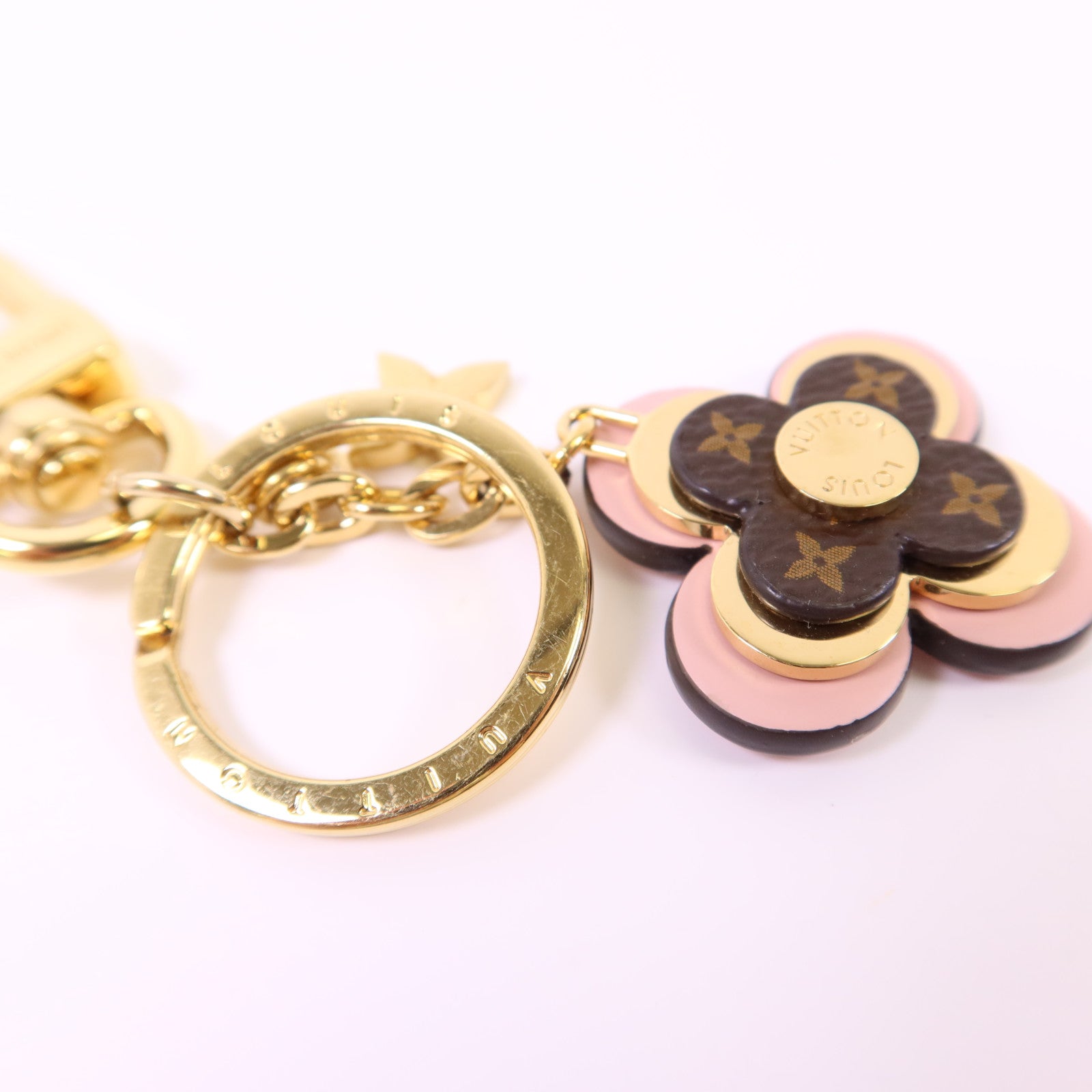 LOUIS VUITTON 金屬/Monogram/Epi Blooming Flowers BB Key Holder金扣鎖匙扣