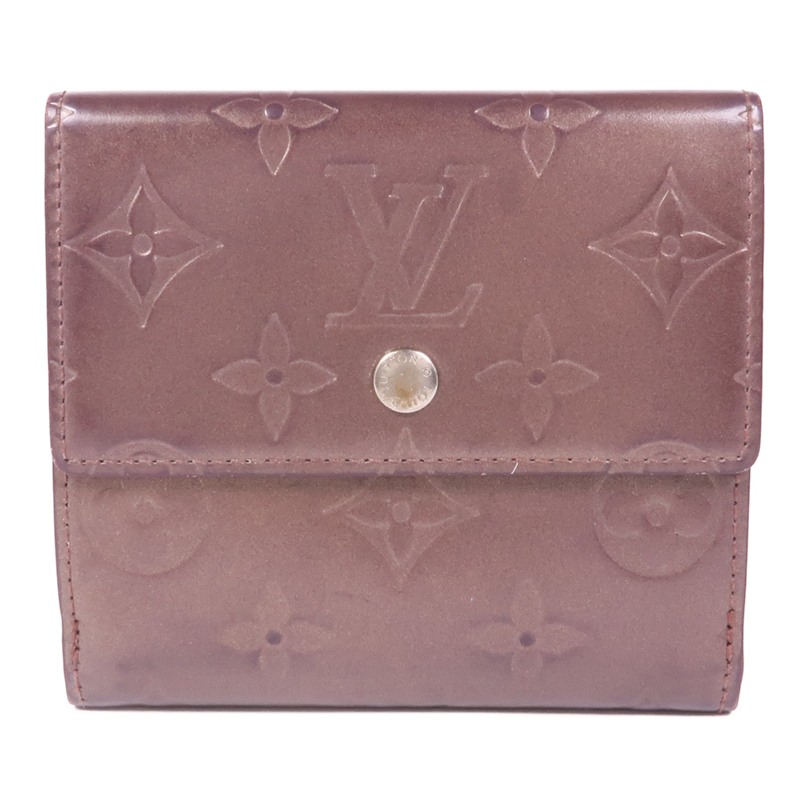 LOUIS VUITTON LV SHW Wallet M65116 Monogram Mat Purple