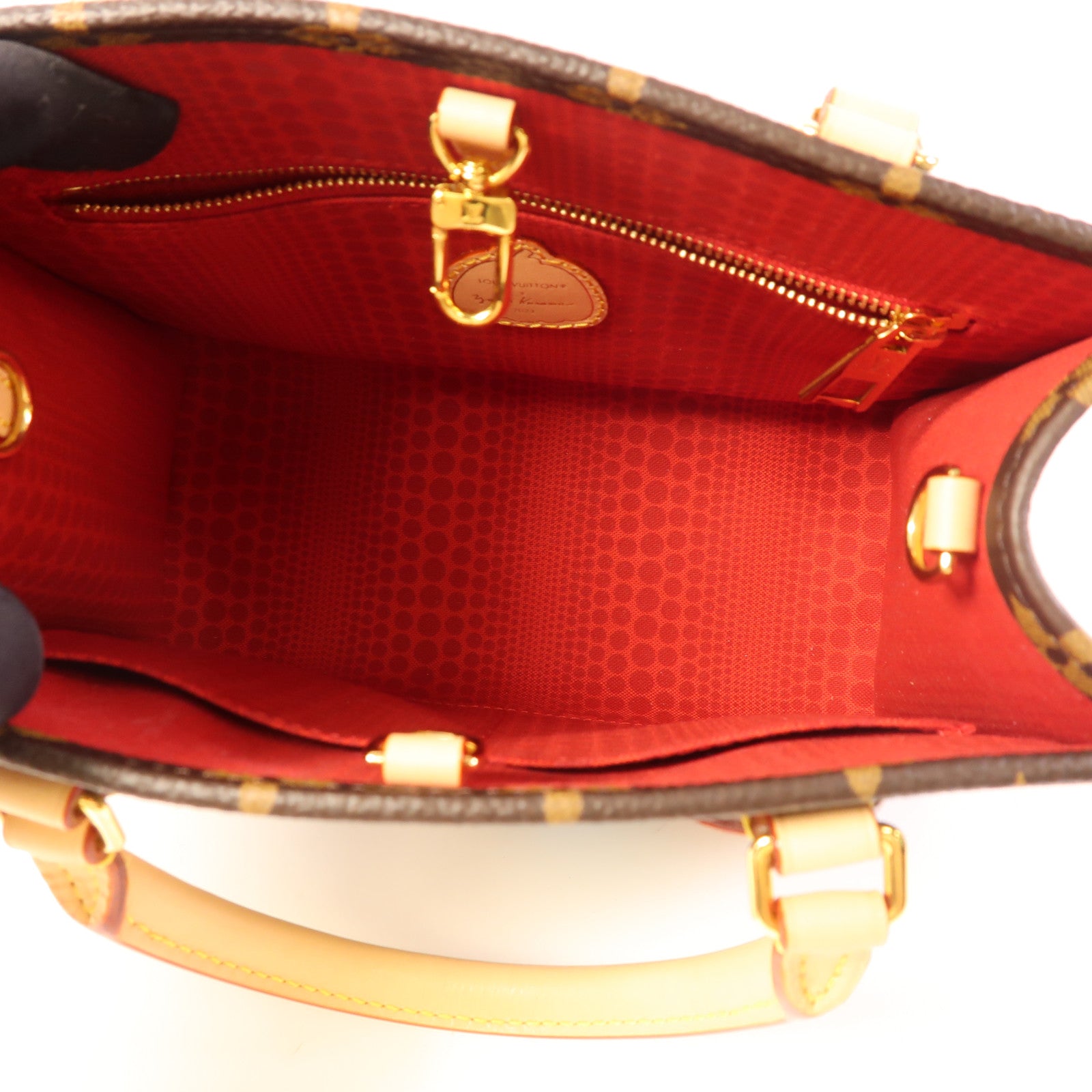 LOUIS VUITTON Monogram LV x YK On The Go金扣手挽肩背兩用袋