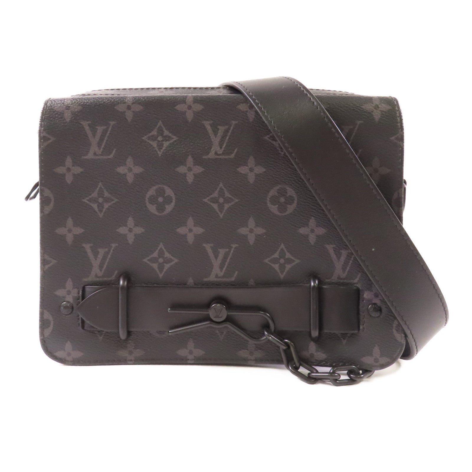 LOUIS VUITTON Monogram Eclipse Steamer肩背袋