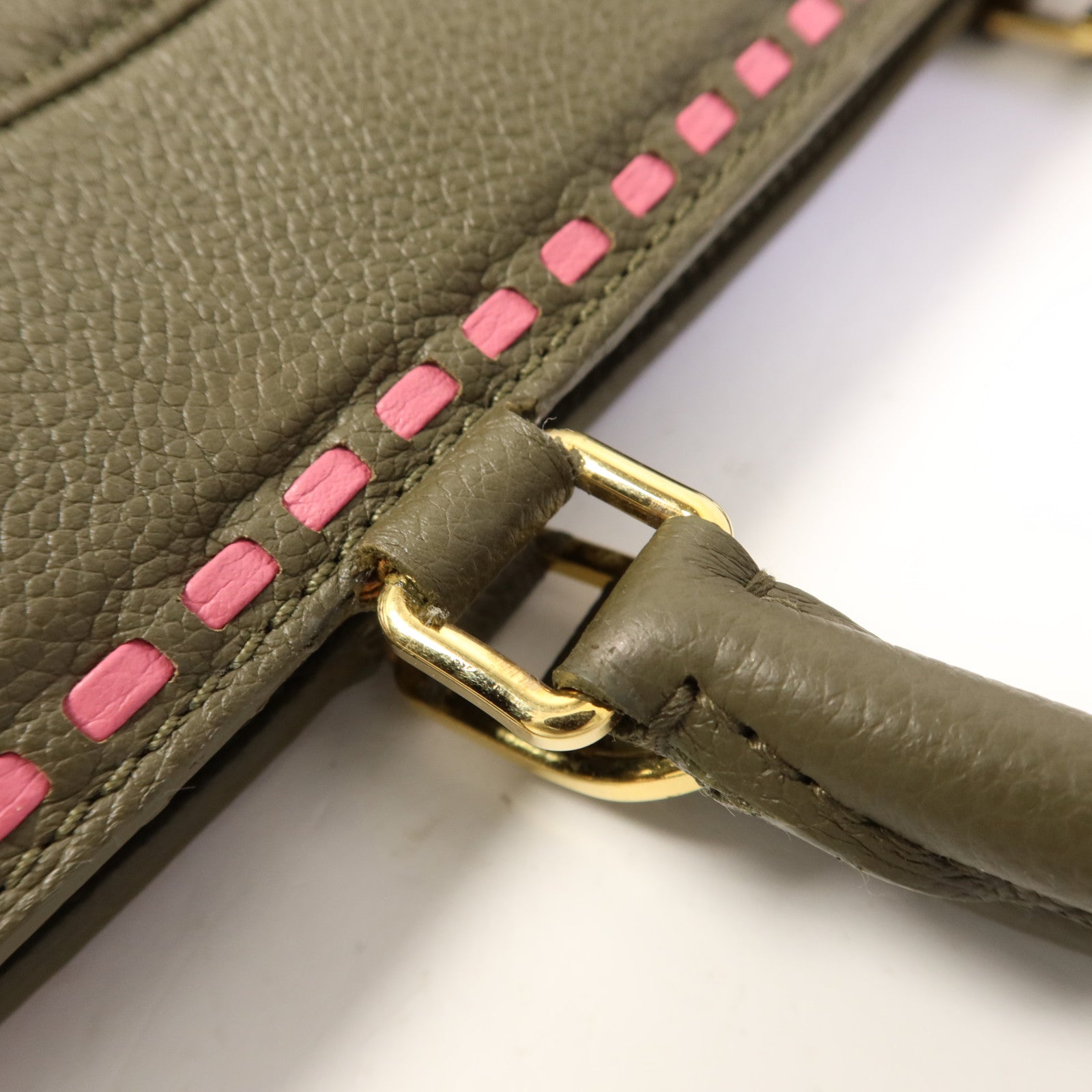 LOUIS VUITTON Monogram Empreinte Vosges MM金扣手挽肩背兩用袋