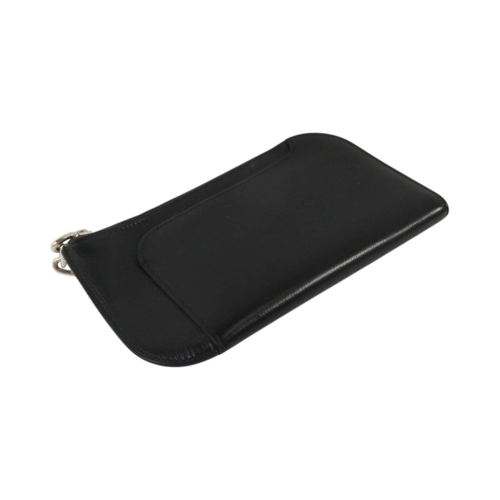 HERMES Allegretto皮革Strap GM Phone Case銀扣手機套