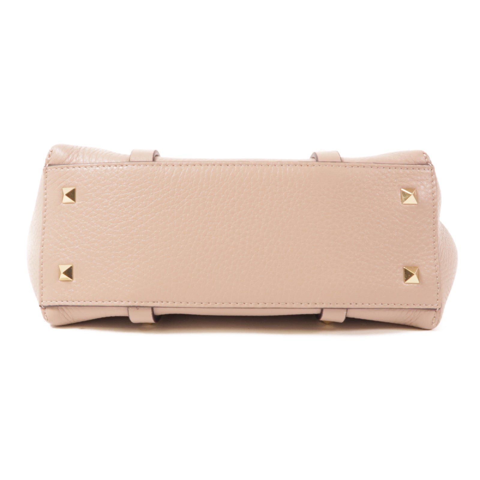 Valentino 【激減優惠】牛皮皮革Rockstud金扣手挽肩背兩用袋