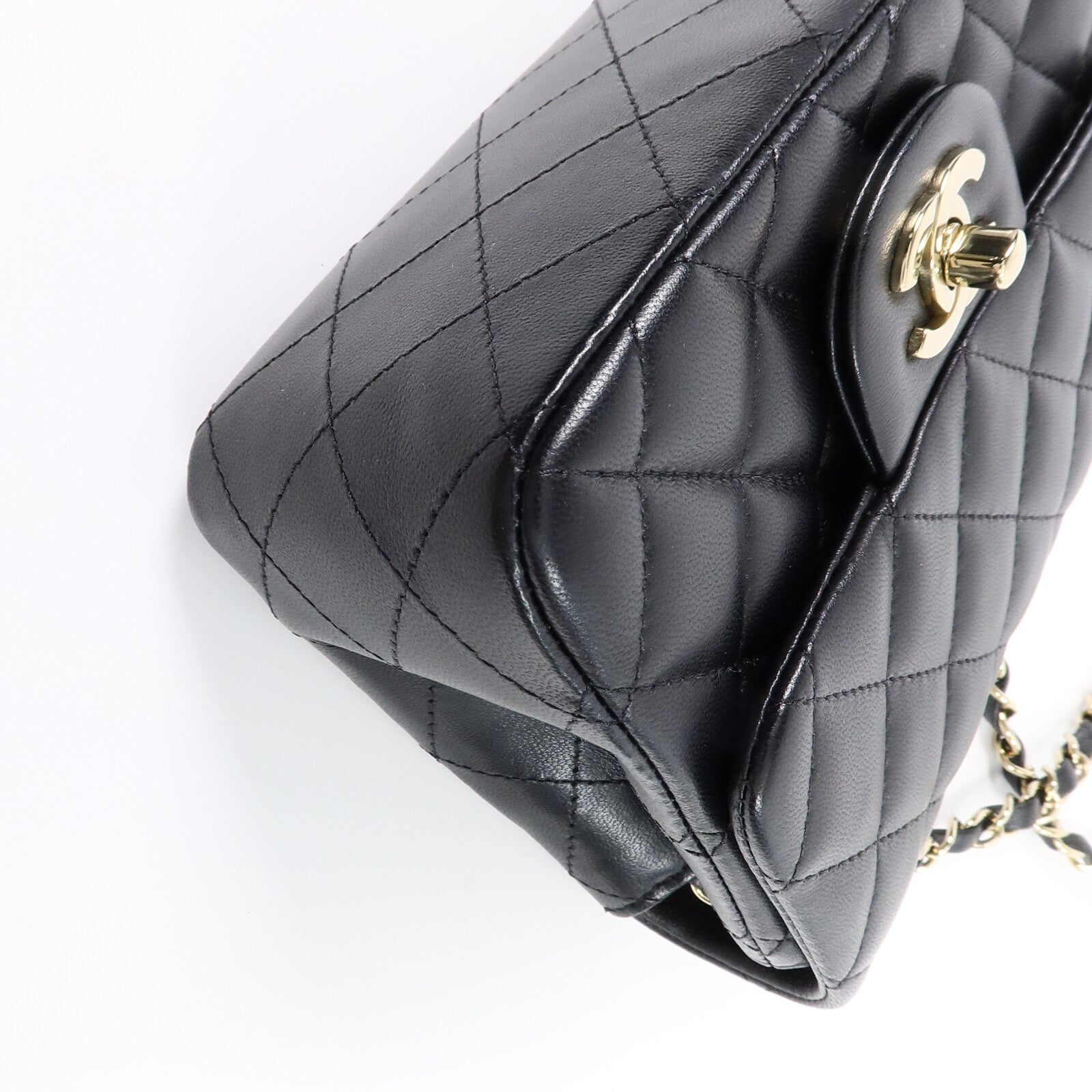 CHANEL 牛皮皮革Mini Classic 17鏈帶肩背袋
