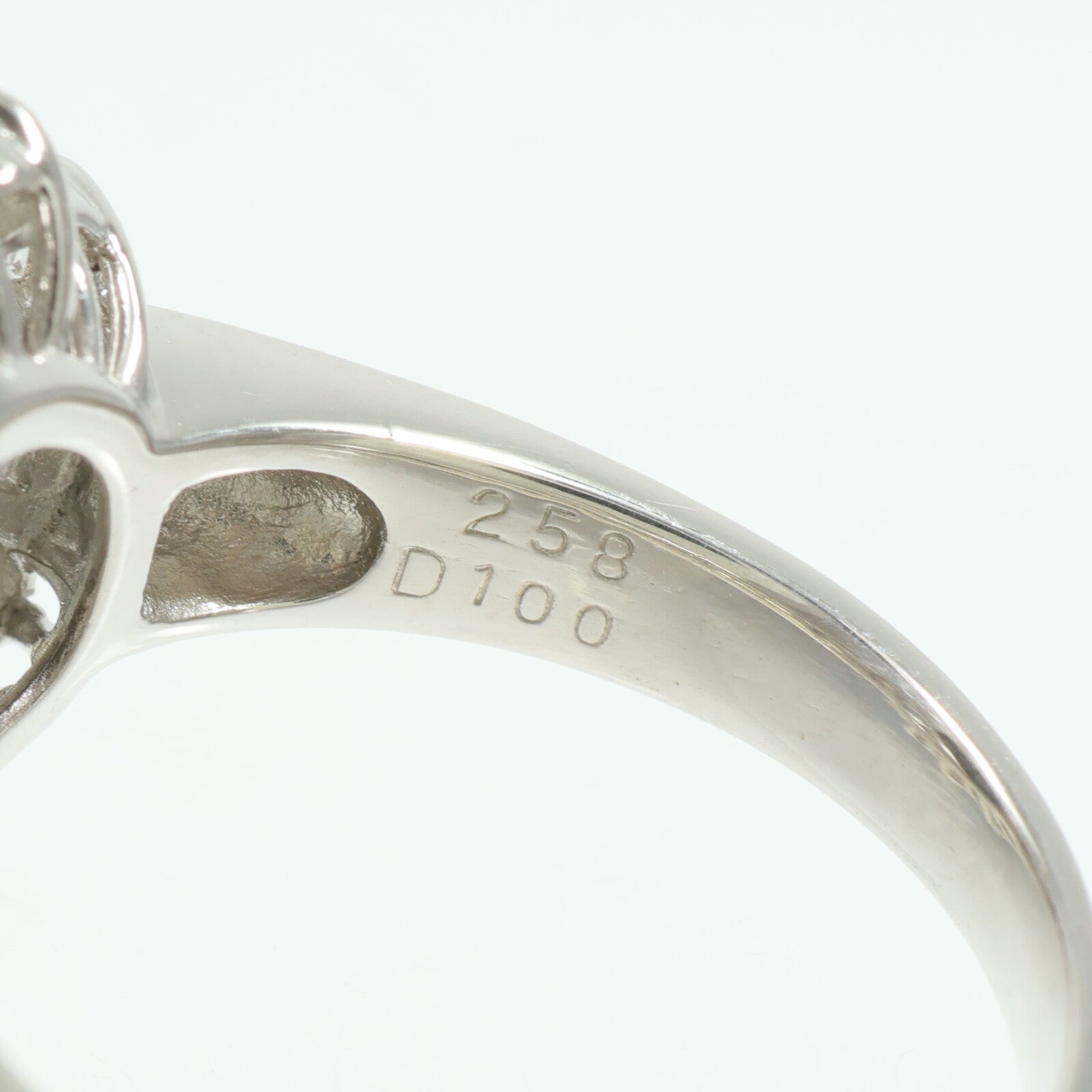 JEWELRY PT900鉑金Opal Diamond Ring蛋白石/鑽石戒指