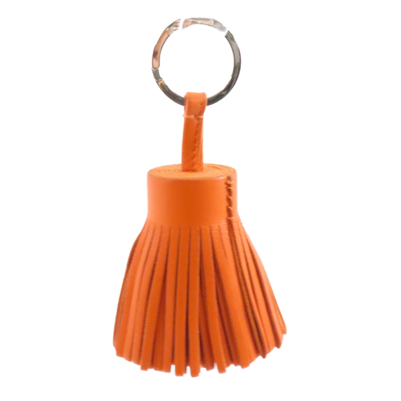 HERMES Swift皮革Carmen Charm掛飾Orange/橙色