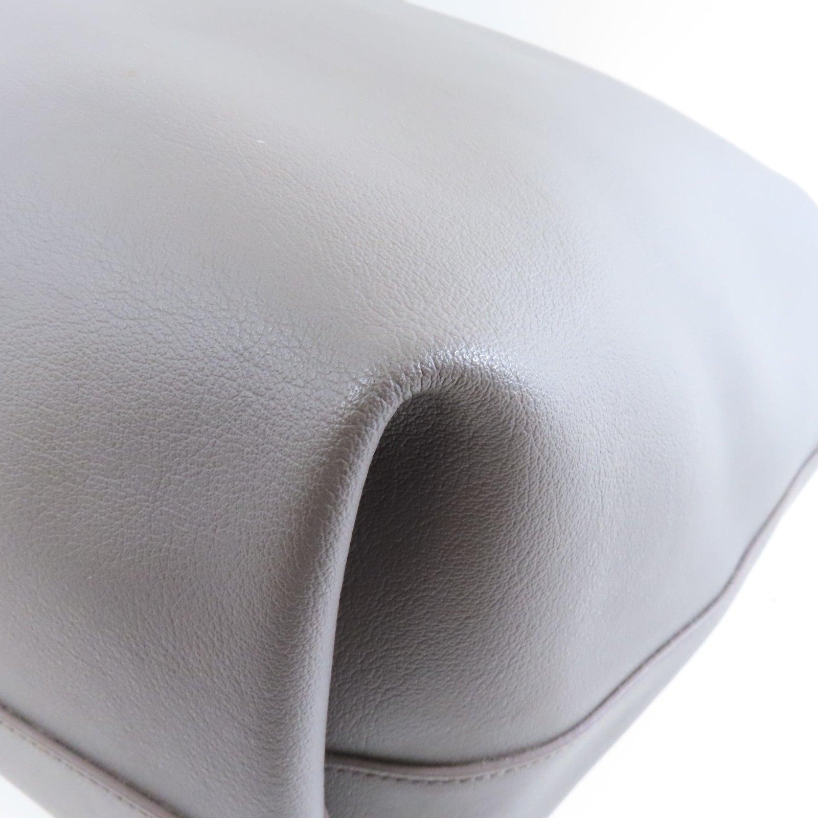 SAINT LAURENT 牛皮皮革Tote Bag金扣手挽袋灰色