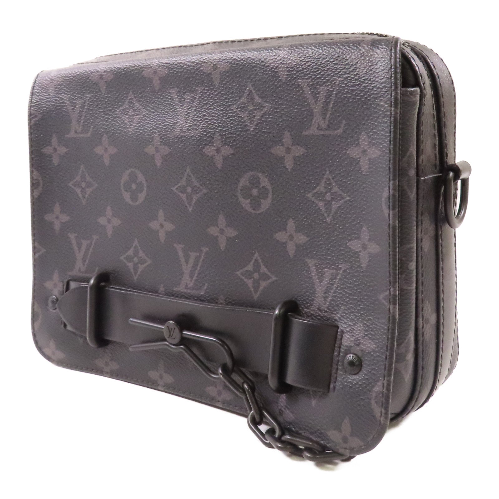 LOUIS VUITTON Monogram Eclipse Steamer肩背袋