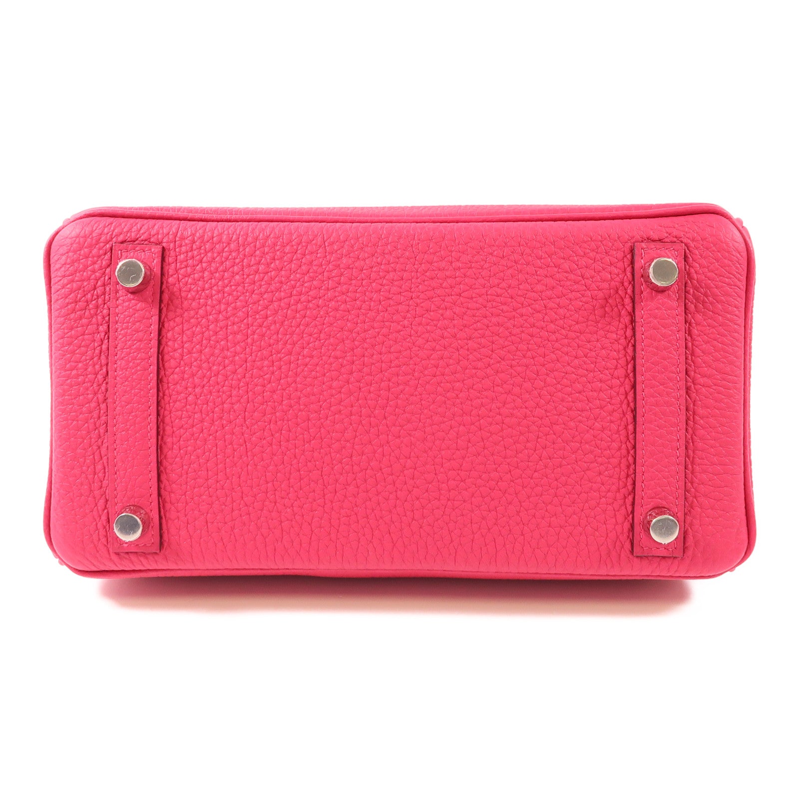 HERMES Togo皮革Birkin 25銀扣手挽袋Rose Mexico