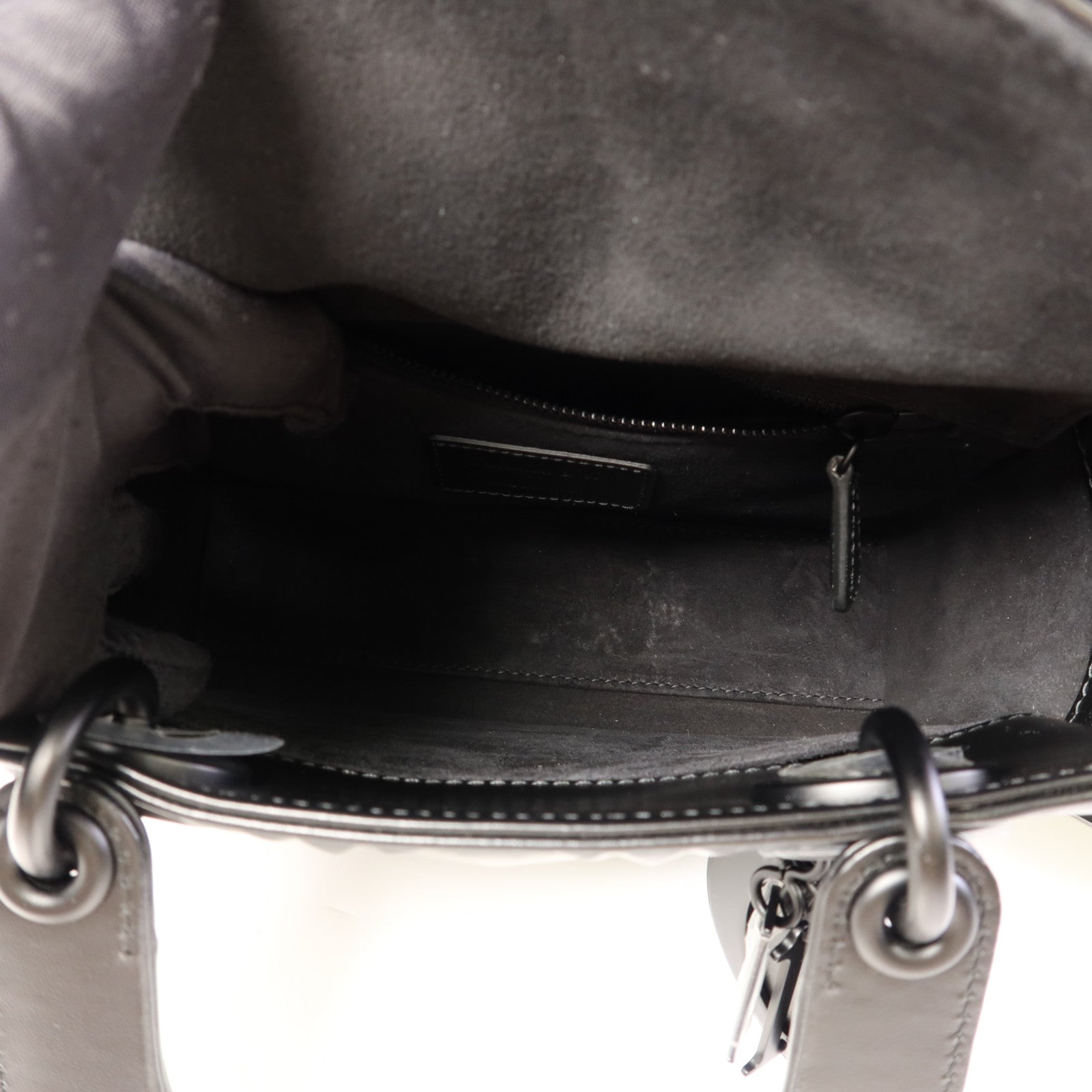 Dior 牛皮皮革Lady Dior手挽肩背兩用袋