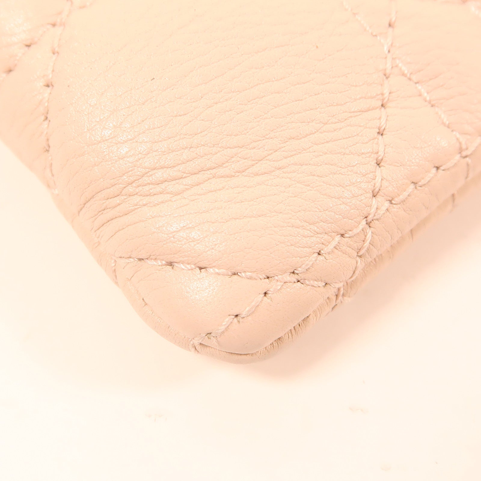 Dior 牛皮皮革Card Lavender金扣卡片套