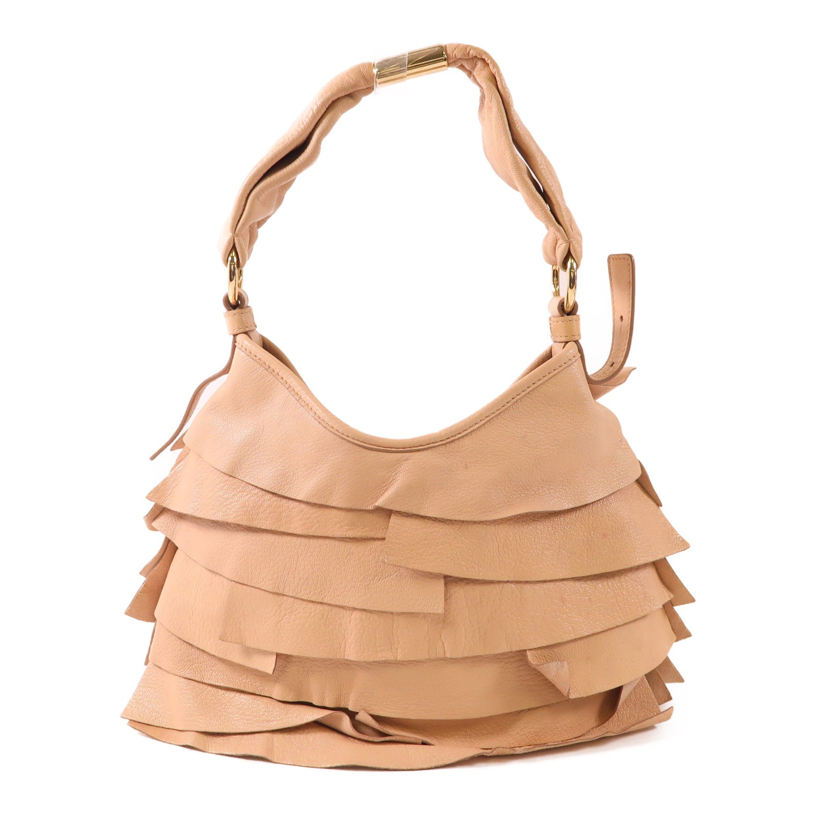 YVES SAINT LAURENT 皮革Saint Tropez Bag金扣手挽袋